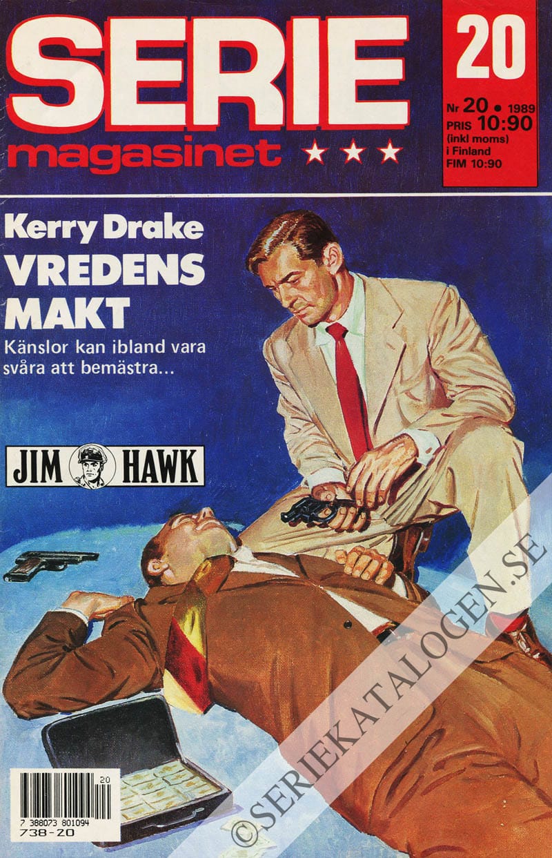 Framsida på Seriemagasinet #20 (1989)