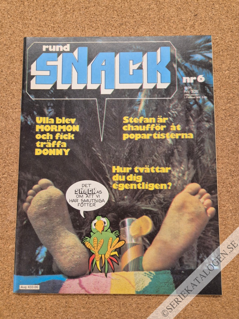 Framsida på Rundsnack #6 (1975)