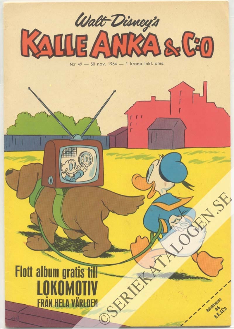 Framsida på Kalle Anka & C:o #49 (1964)