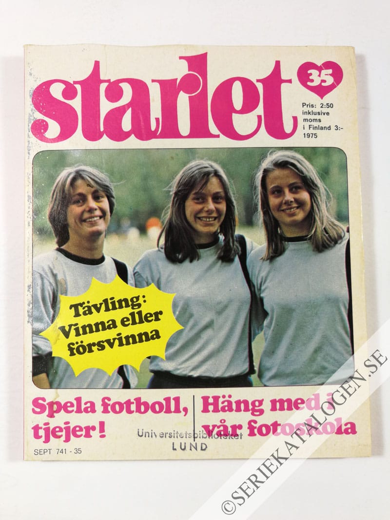 Framsida på Starlet #35 (1975)