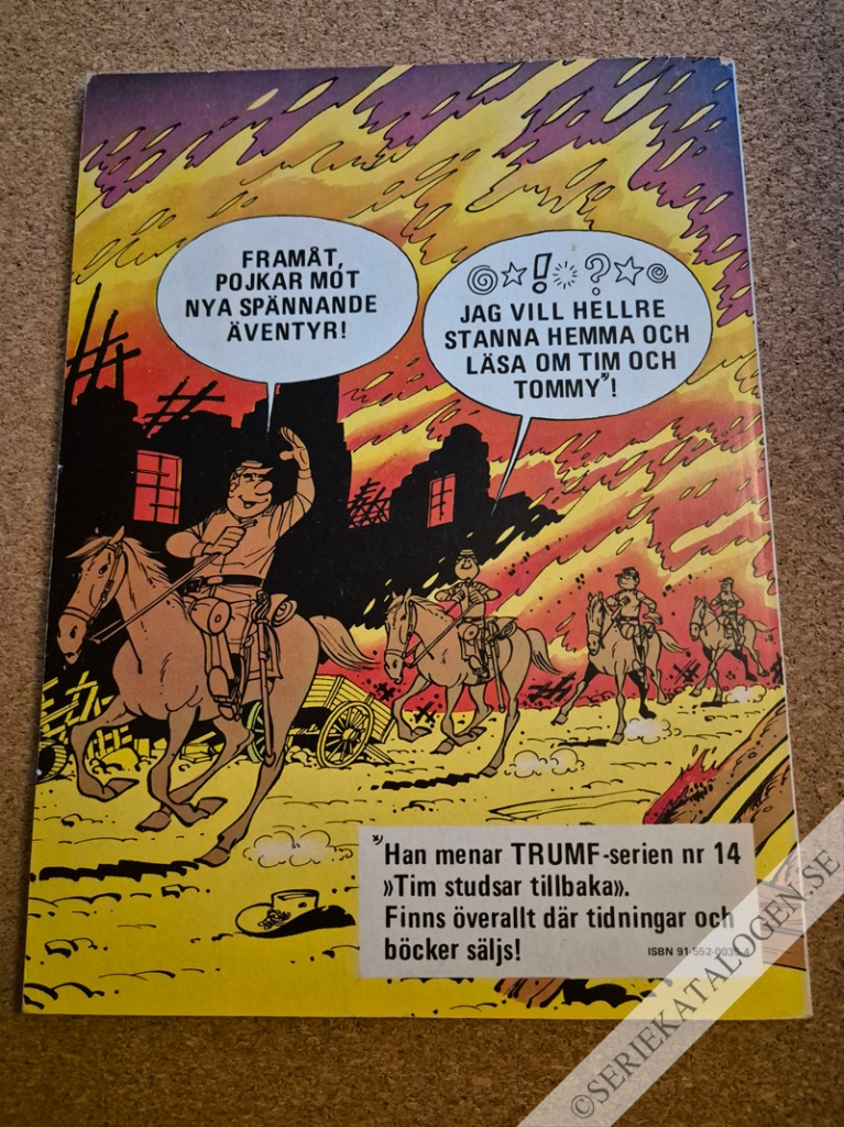 Baksida på Blårockarna - Prärievagnen (1973)