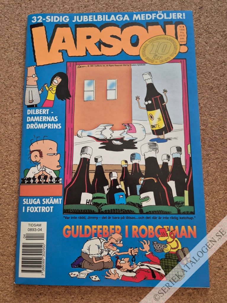 Framsida på Larson! #4 (1998)