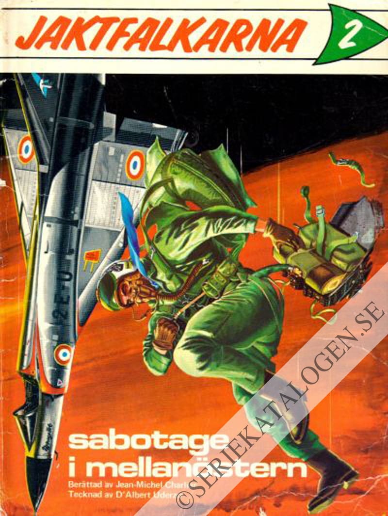 Framsida på Jaktfalkarna Sabotage i mellanöstern (1971)