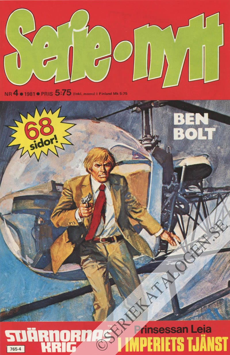 Framsida på Serie-Nytt #4 (1981)