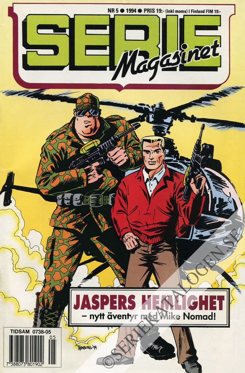Framsida på Seriemagasinet #5 (1994)