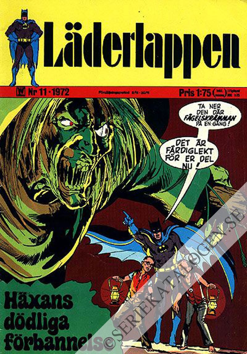 Framsida på Läderlappen och Robin #11 (1972)