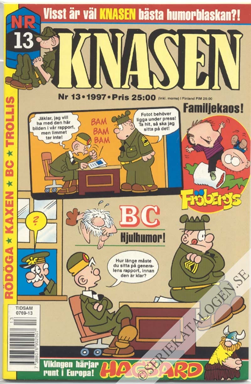 Framsida på Knasen #13 (1997)