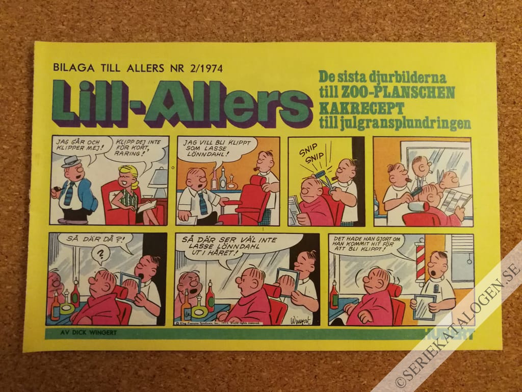 Framsida på Lill-Allers #2 (1974)