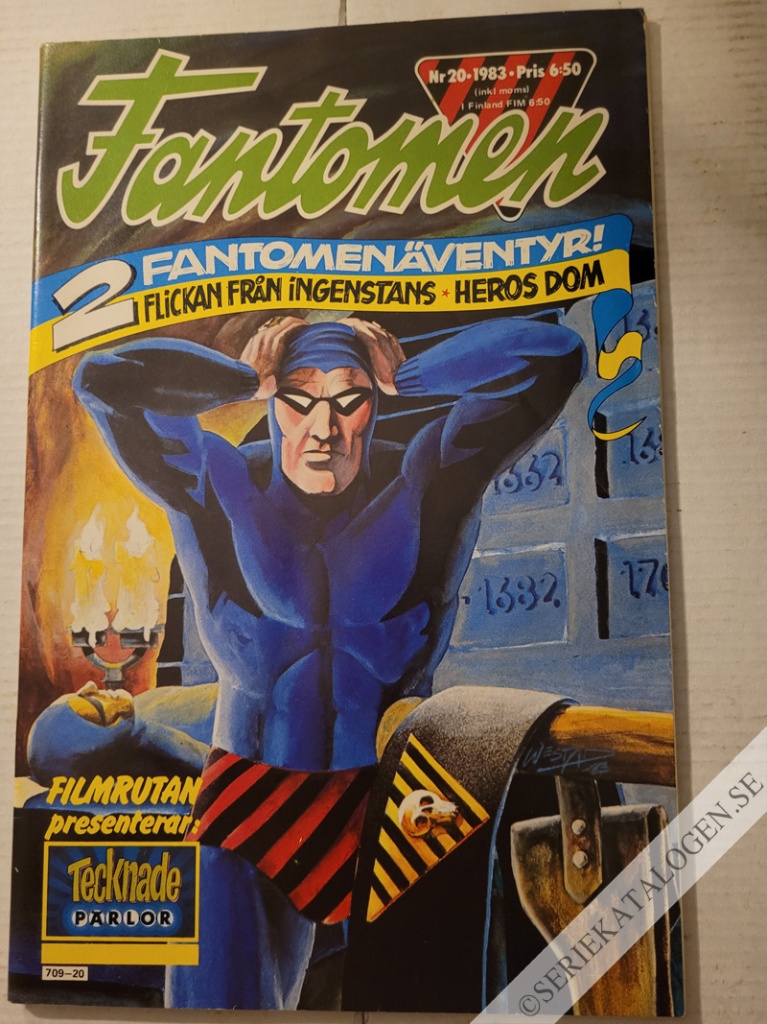 Framsida på Fantomen #20 (1983)