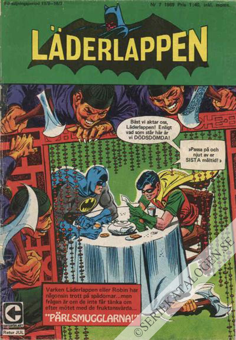Framsida på Läderlappen och Robin #7 (1969)