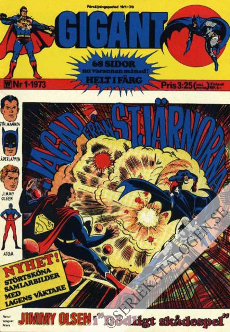 Framsida på Gigant #1 (1973)