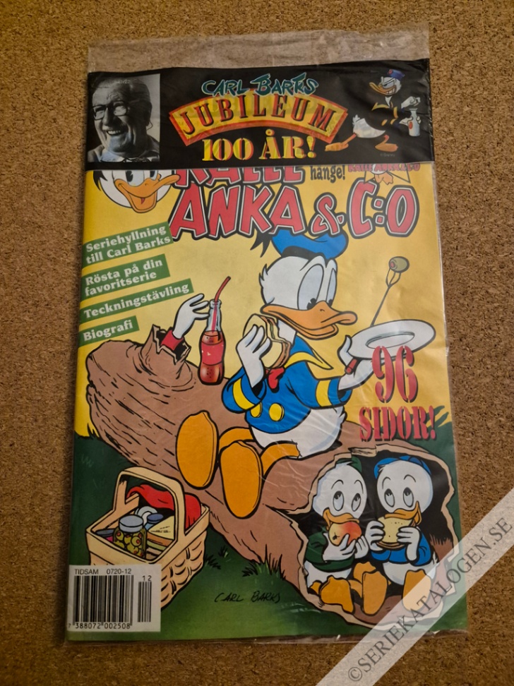 Framsida på Kalle Anka & C:o #12 (2001)