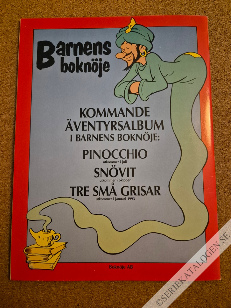 Baksida på Peter Pan (1992)