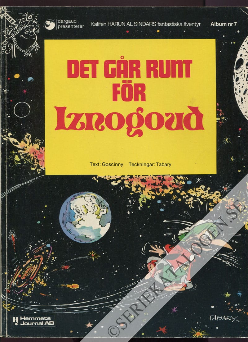 Framsida på Iznogoud Det går runt för Iznogoud (1980)