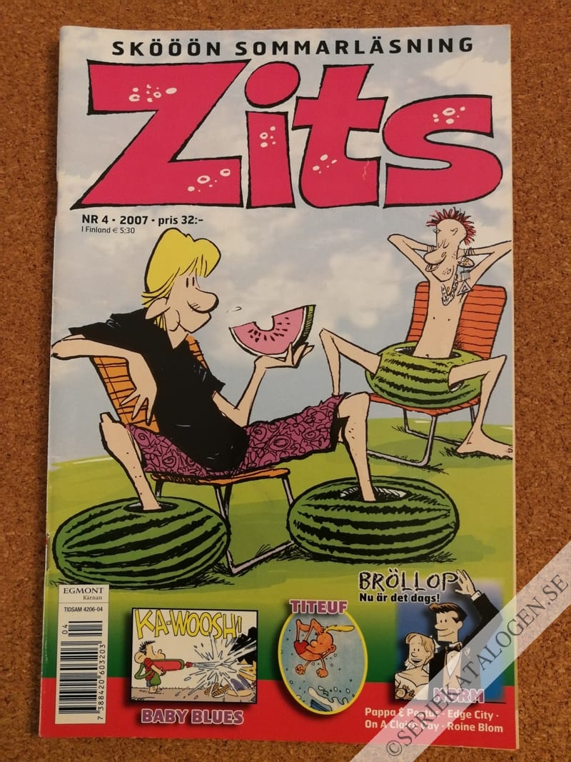 Framsida på Zits #4 (2007)