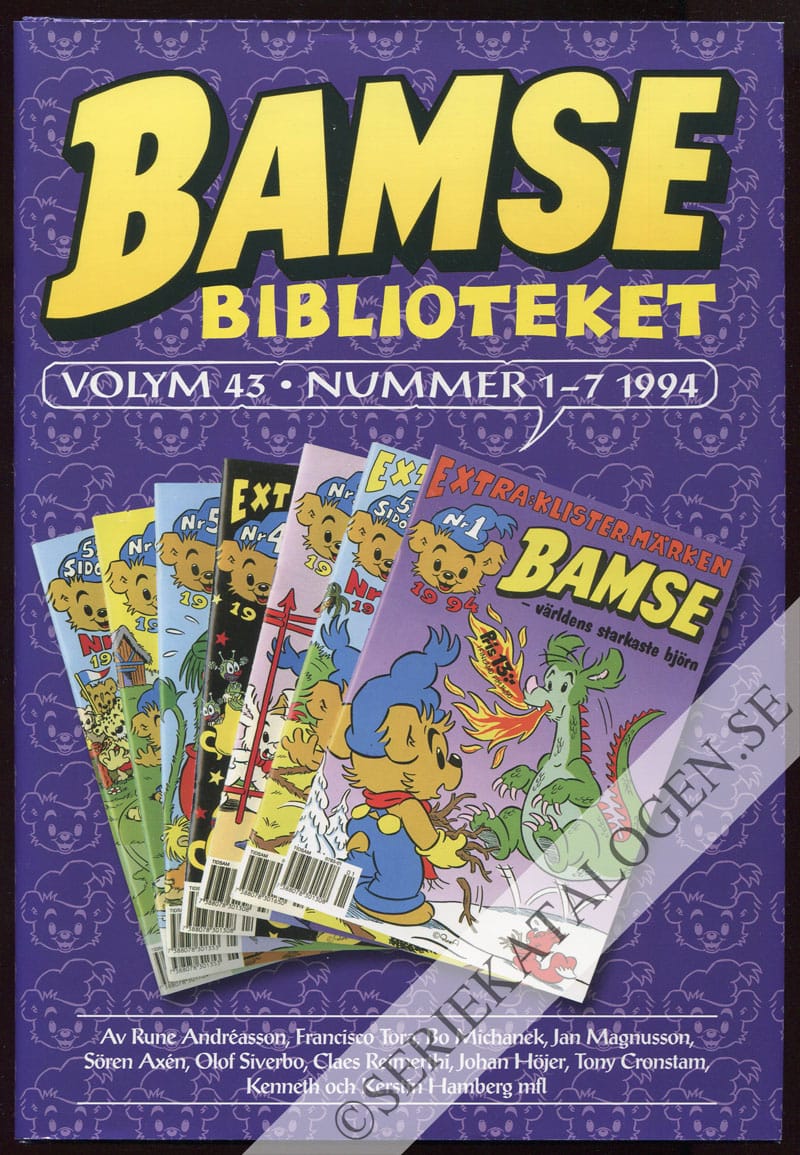 Framsida på Bamsebiblioteket #43 (2011)