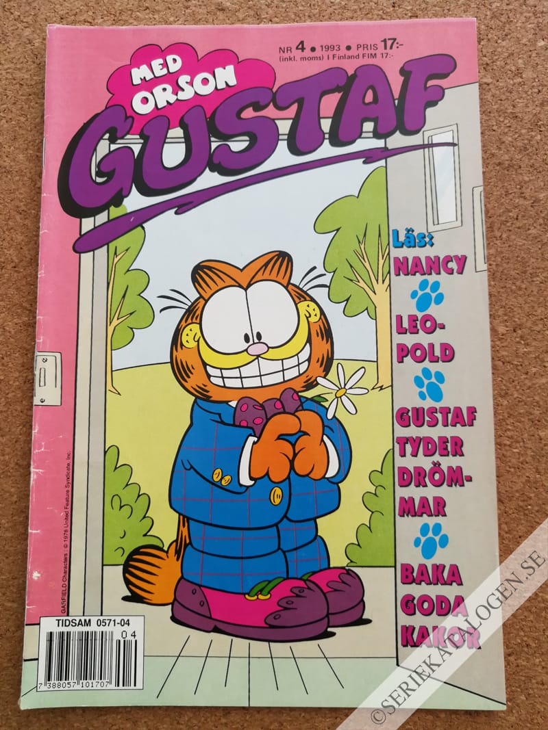Framsida på Gustaf #4 (1993)