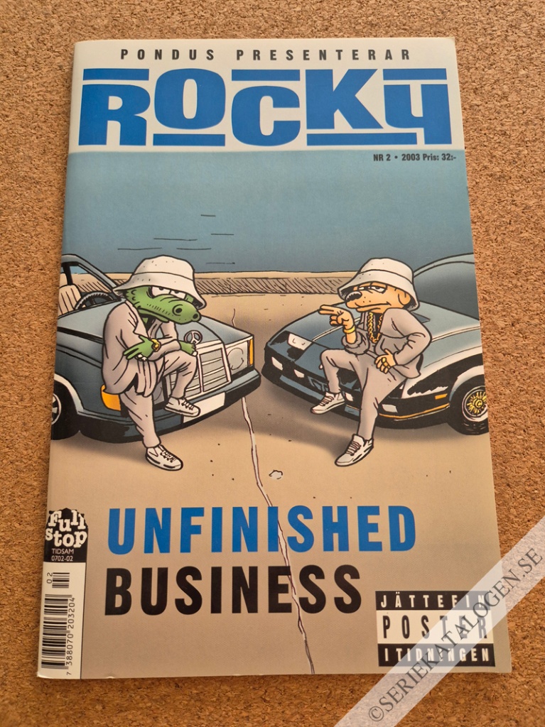 Framsida på Pondus presenterar Rocky #2 (2003)