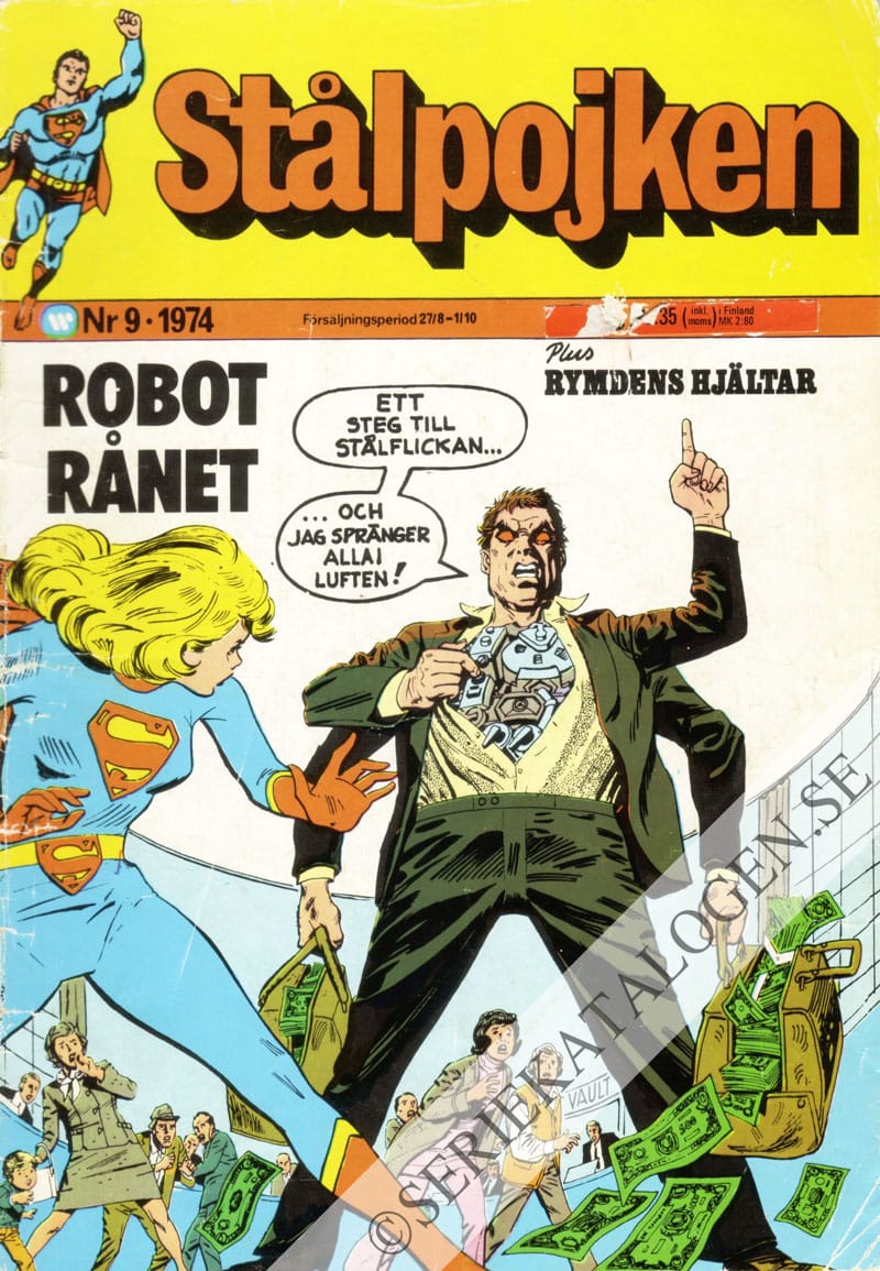Framsida på Stålpojken #9 (1974)