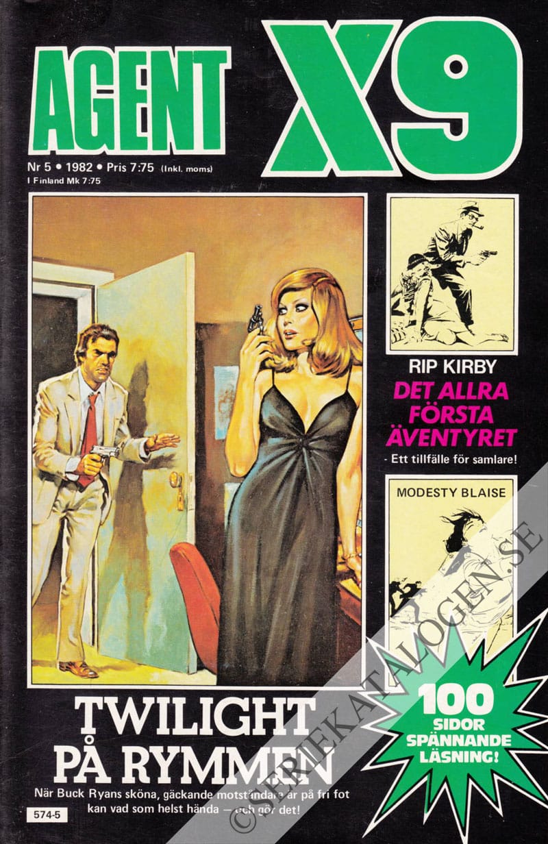 Framsida på Agent X9 #5 (1982)