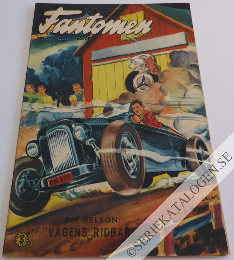 Framsida på Fantomen #21 (1952)
