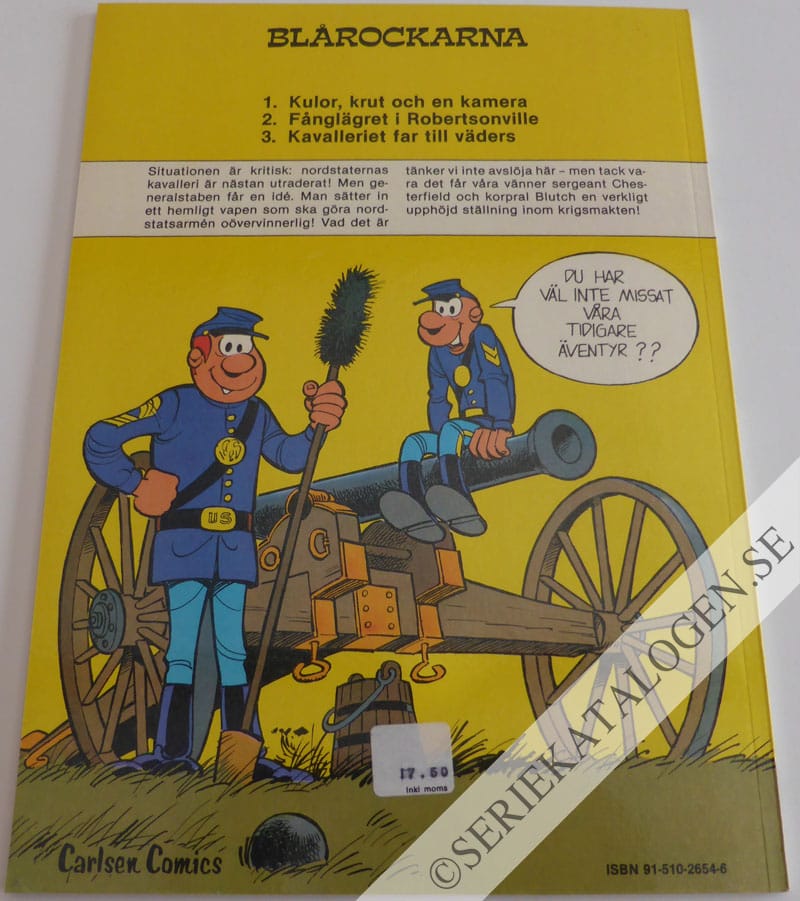 Baksida på Kavalleriet far till väders (1981)