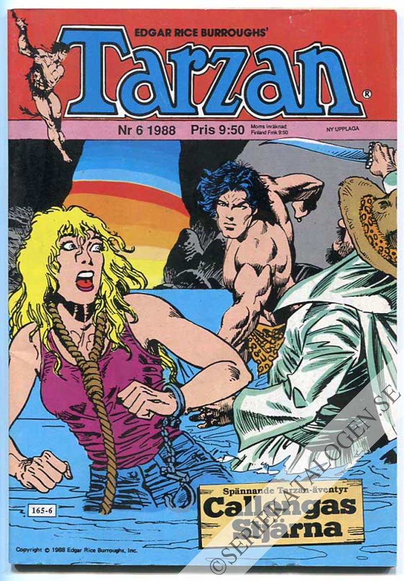 Framsida på Tarzan #6 (1988)