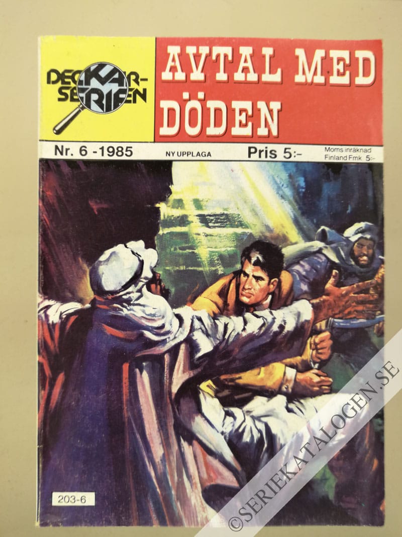 Framsida på Avtal med döden (1985)