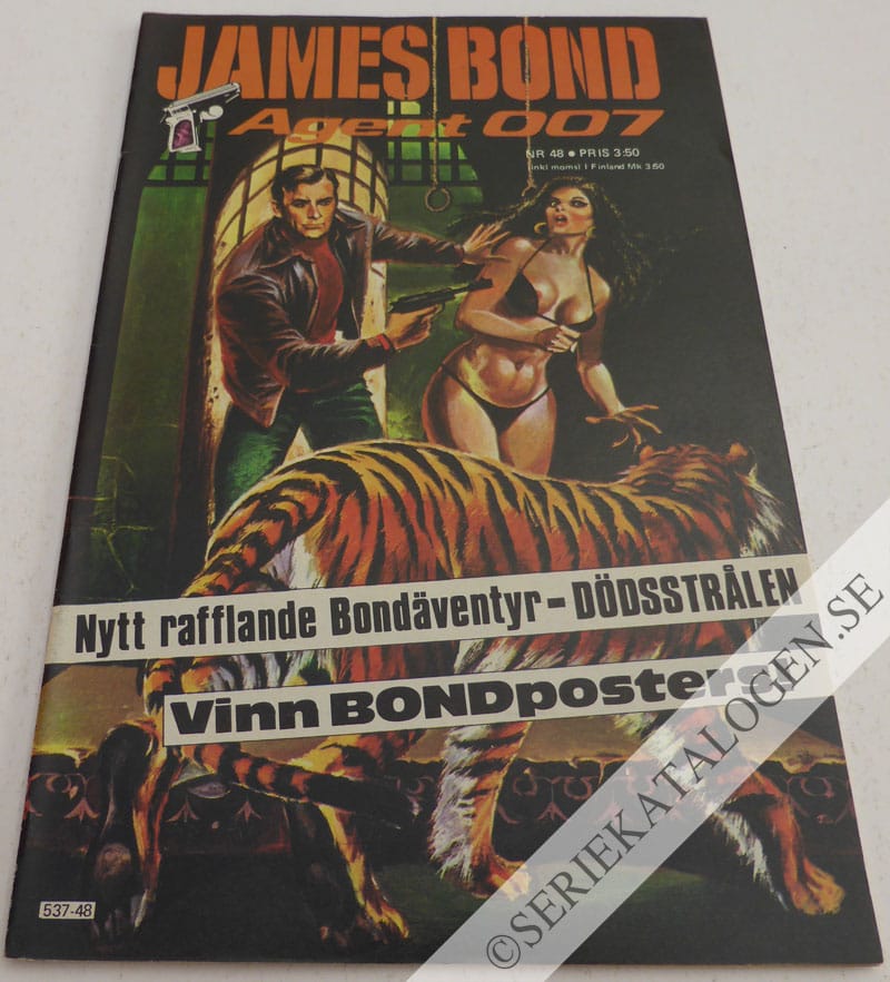 Framsida på James Bond agent 007 #48 (1977)