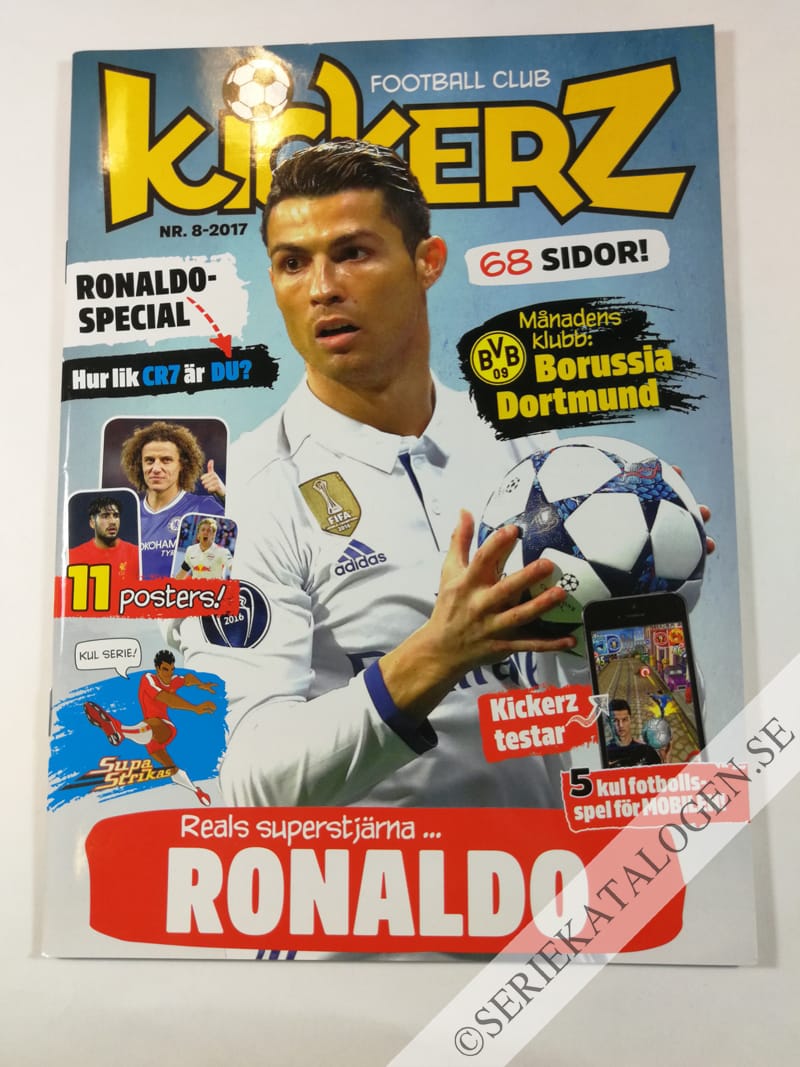 Framsida på Kickerz Football Club #8 (2017)