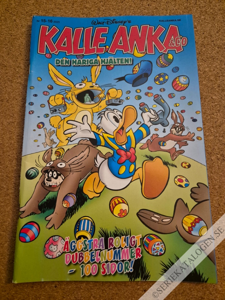 Framsida på Kalle Anka & C:o #15-16 (2025)