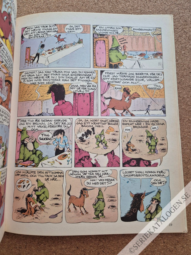 Exempel på Filemon och den skeppsbrutne på 'A' (1979)