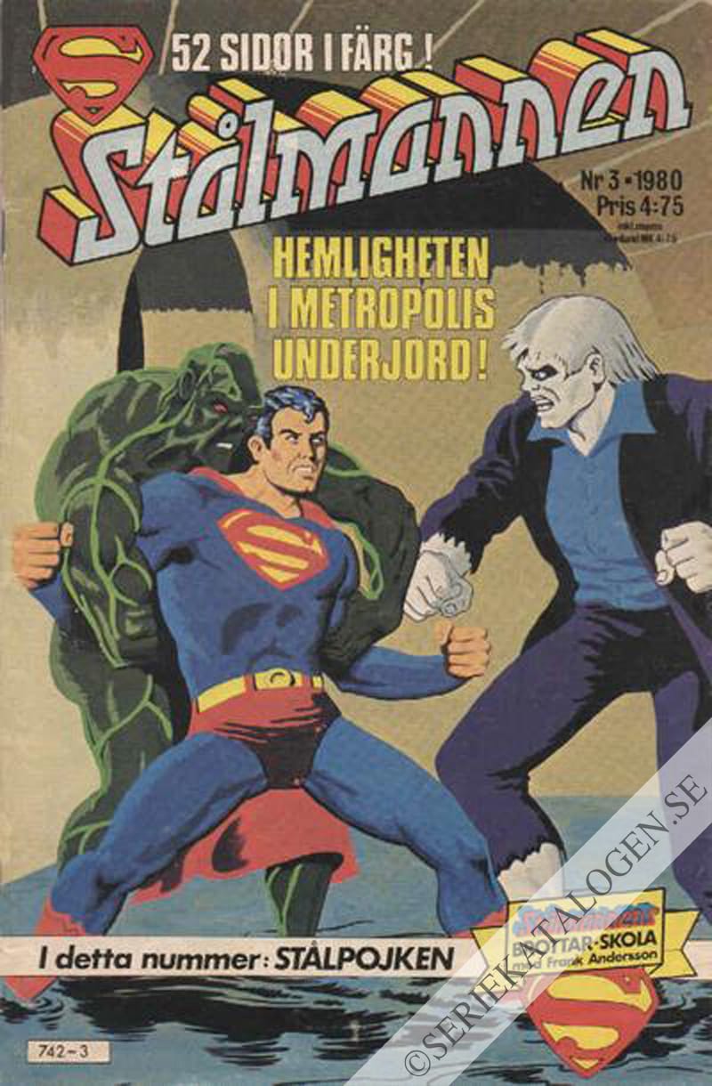 Framsida på Stålmannen #3 (1980)