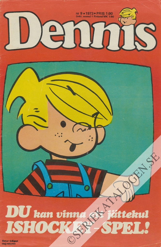 Framsida på Dennis #9 (1973)