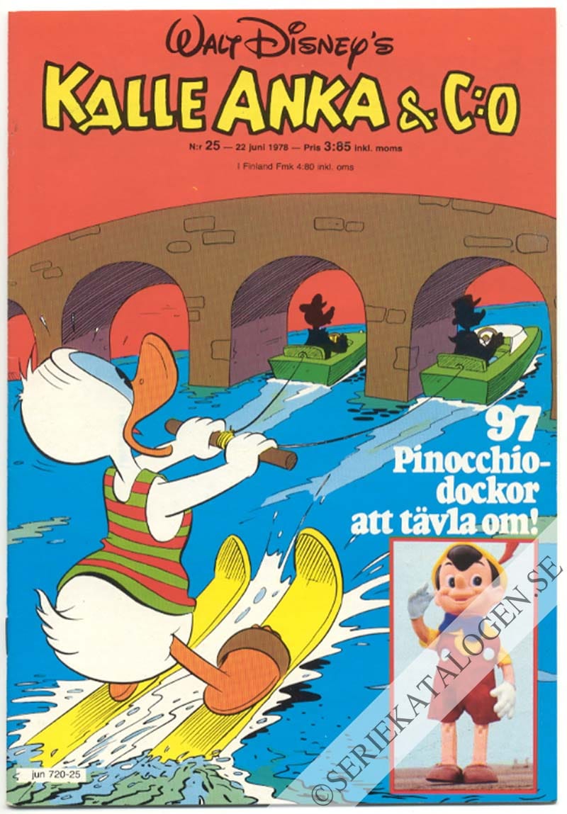 Framsida på Kalle Anka & C:o #25 (1978)