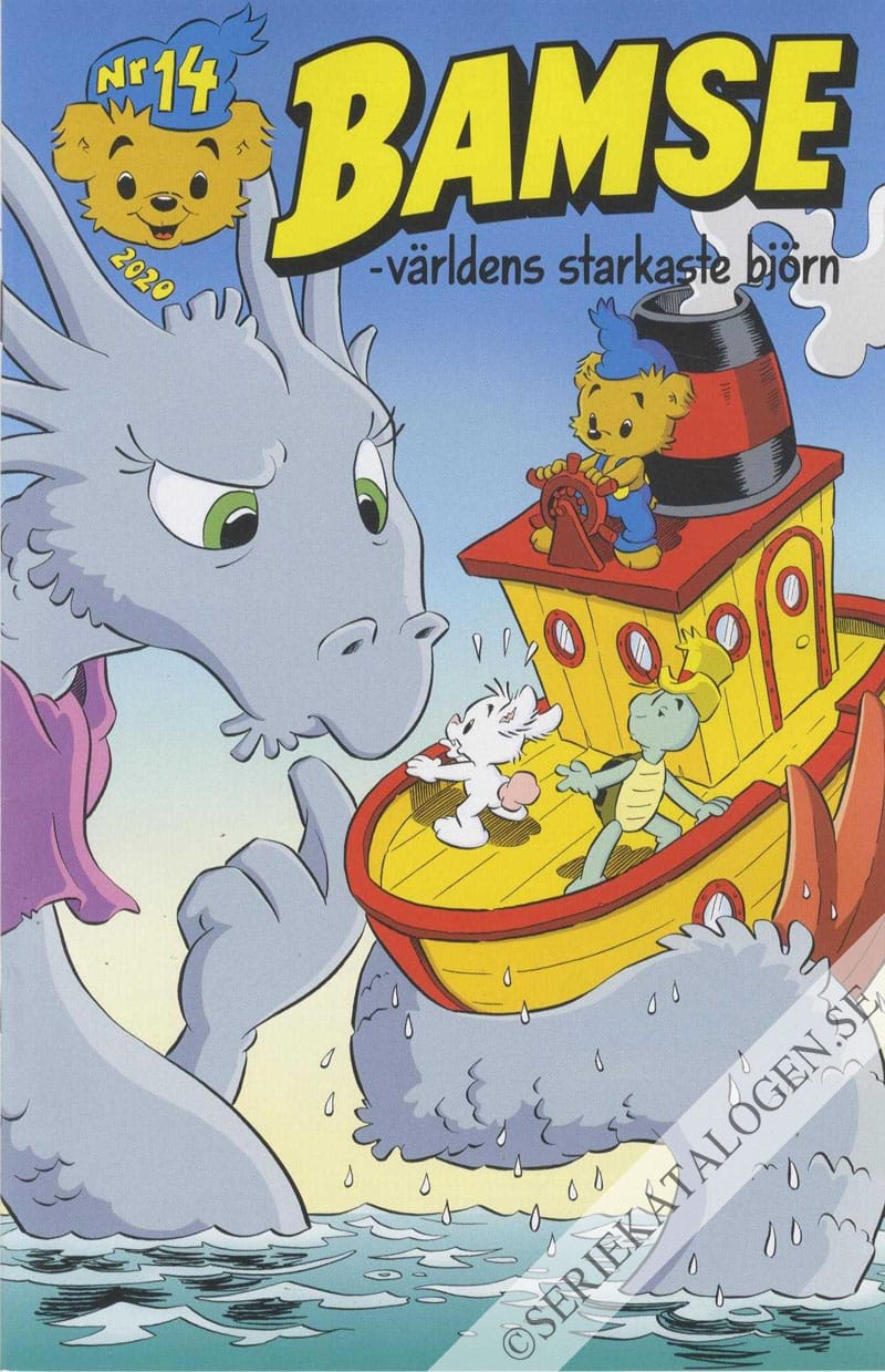 Framsida på Bamse #14 (2020)