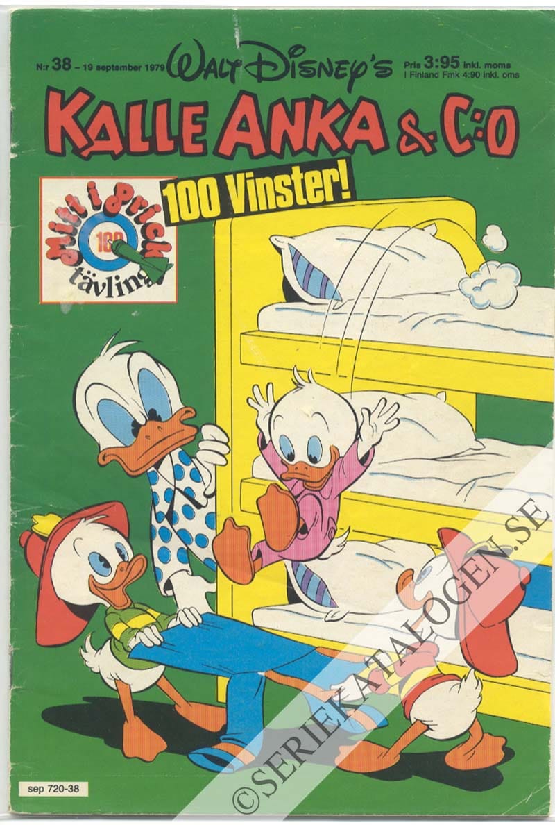 Framsida på Kalle Anka & C:o #38 (1979)