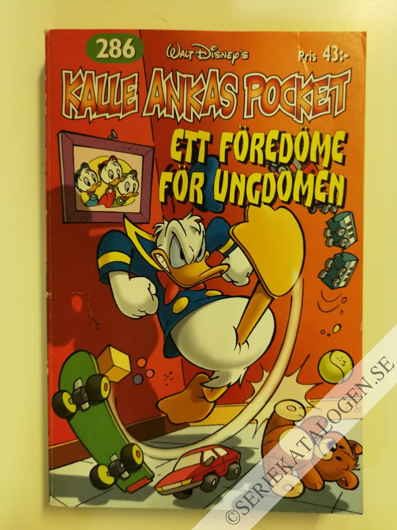 Framsida på Kalle Ankas pocket #286 - Ett föredöme för ungdomen (2003)