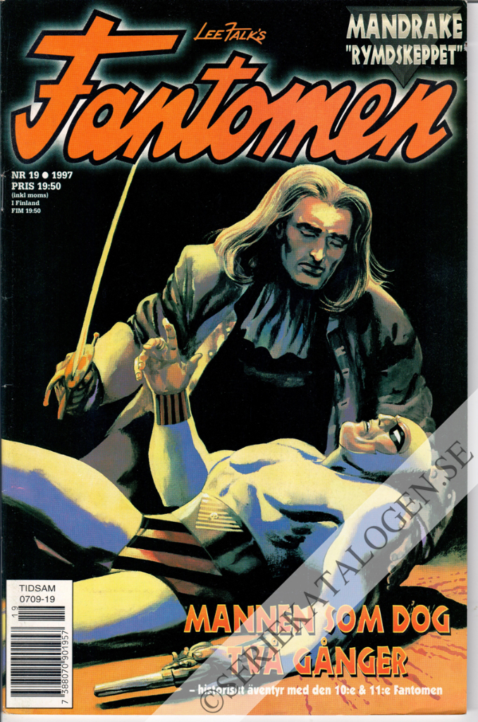 Framsida på Fantomen #19 (1997)