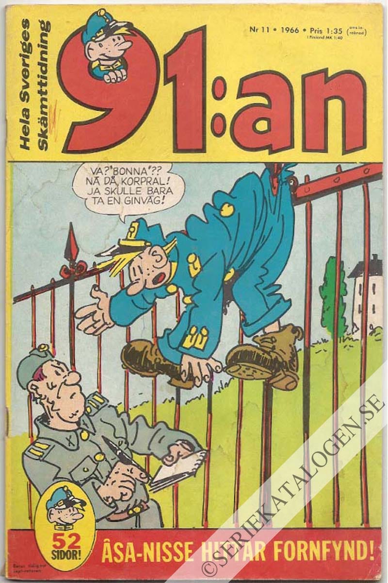 Framsida på 91:an #11 (1966)