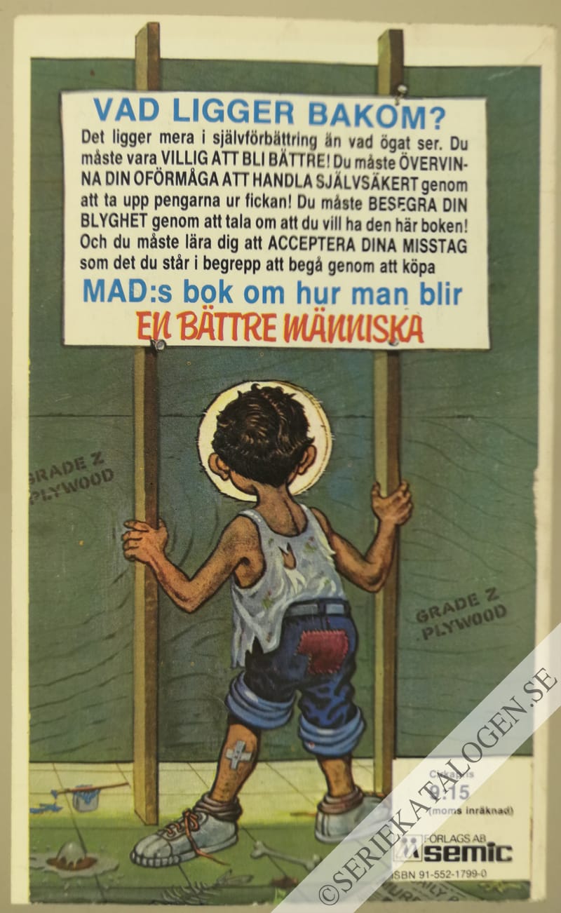 Baksida på Bli en bättre MAD-människa (1980)