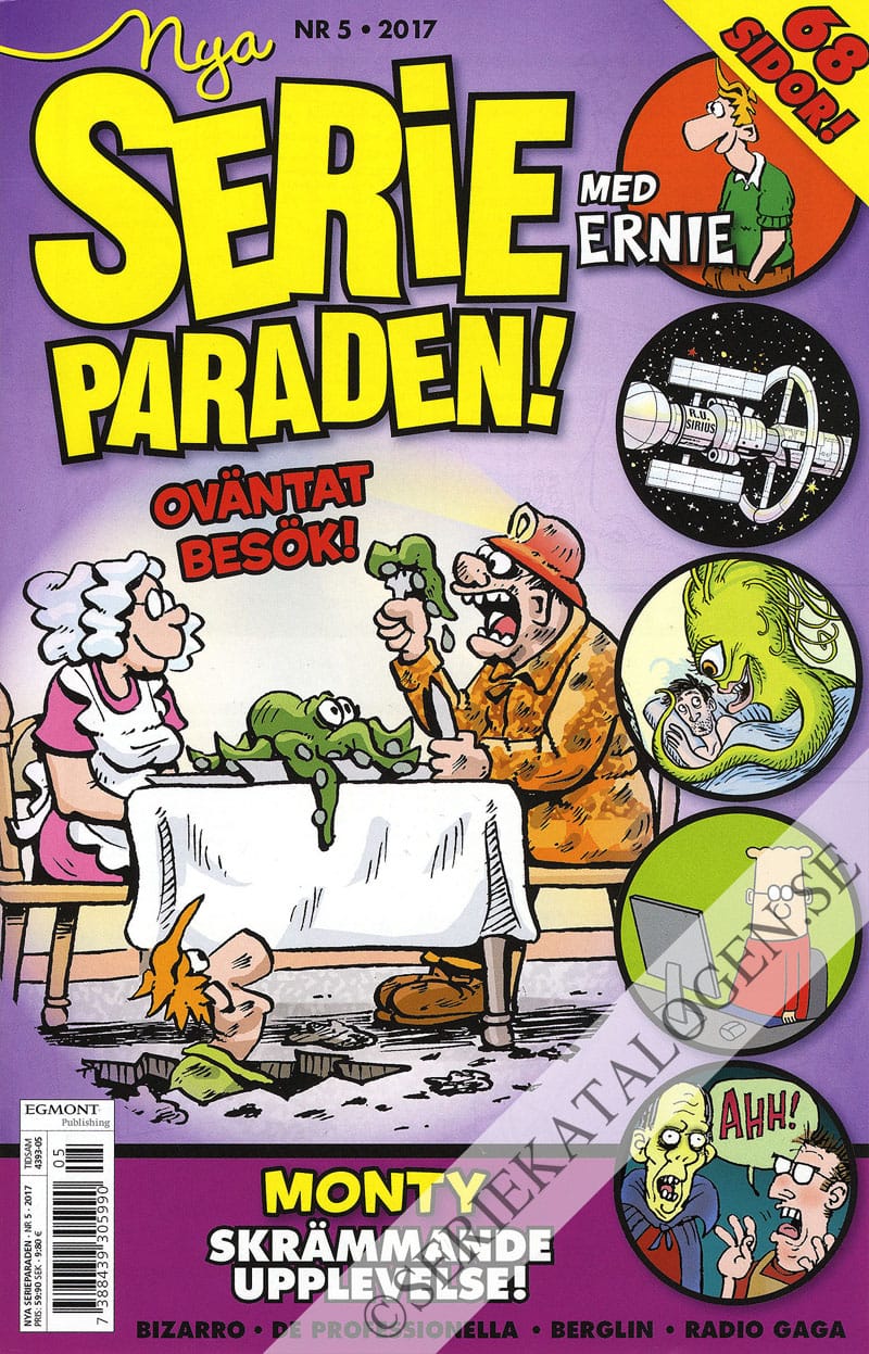 Framsida på Nya Serieparaden #5 (2017)
