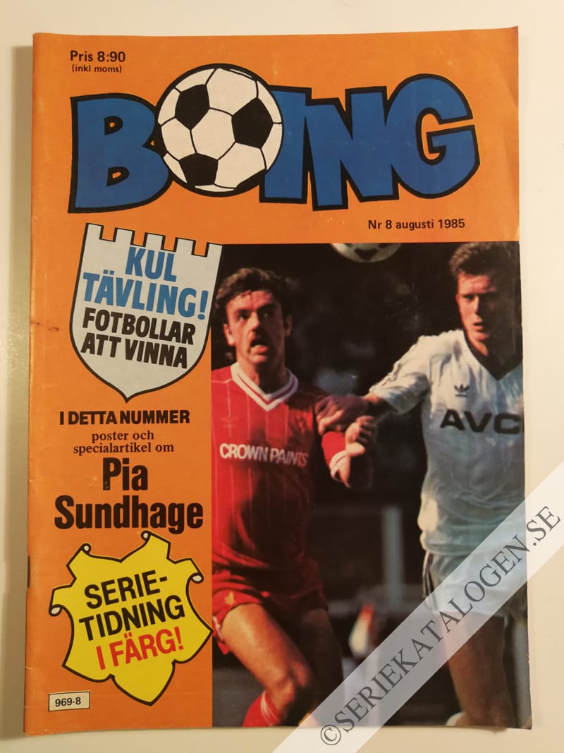 Framsida på Boing #8 (1985)