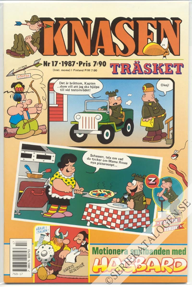 Framsida på Knasen #17 (1987)