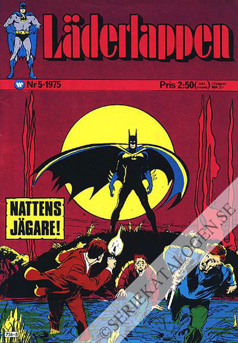 Framsida på Läderlappen och Robin #5 (1975)