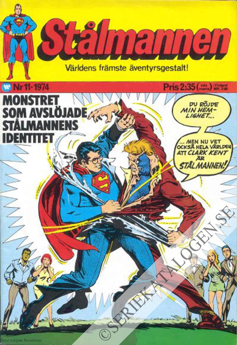Framsida på Stålmannen #11 (1974)