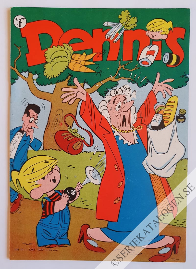 Framsida på Dennis #10 (1959)