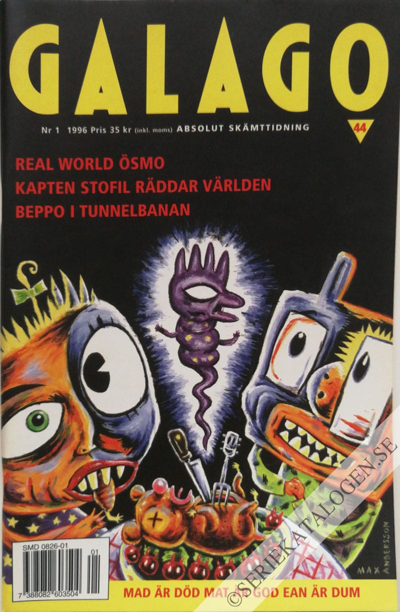 Framsida på Galago #1 (1996)