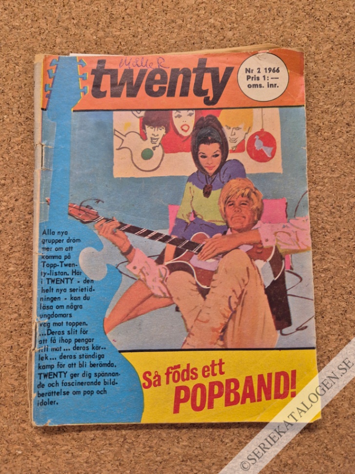 Framsida på Twenty #2 - Så föds ett popband (1966)