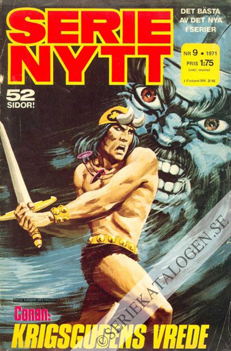Framsida på Serie-Nytt #9 (1971)